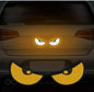 2 Pieces Monster Eyes Car Reflective Stickers Pack of 1